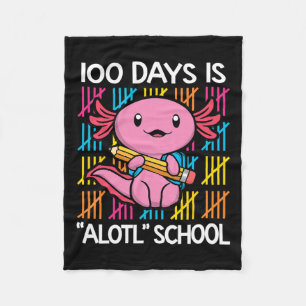 100 Days Is Alotl School Fun 100th Day Of School A Fleece Blanket