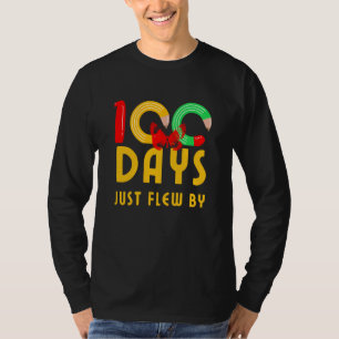 100 Days Just Flew By Butterfly 100th of School Fo T-Shirt