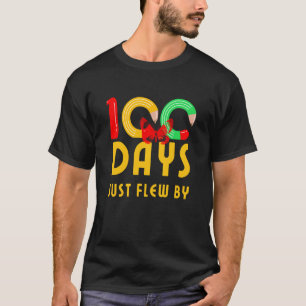 100 Days Just Flew By Butterfly 100th of School Fo T-Shirt