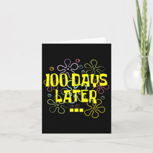 100 Days Later Teacher And Pupil 100th Day Of Card