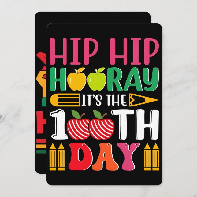 100 Days Learning Black History 2026 Poster  Holiday Card (Front/Back)