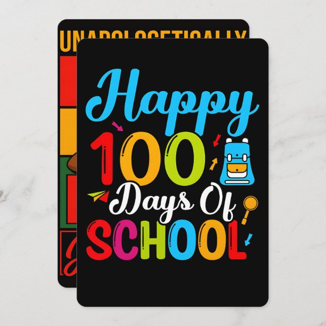 100 Days Learning Black History 2026 Poster  Holiday Card (Front/Back)