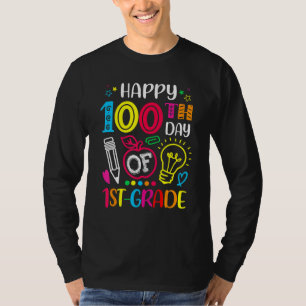 100 days of 1st Grade 100th day of School Teacher  T-Shirt