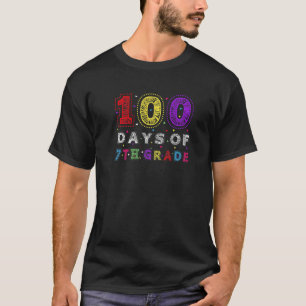 100 Days Of 7Th Grade 100Th Day Of School Teacher T-Shirt
