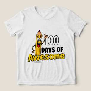 100 Days of Awesome T-Shirt  Tri-Blend Shirt