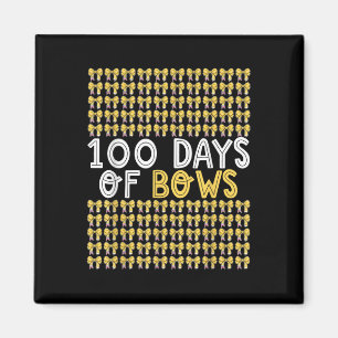 100 Days Of Bows Coquette 100th Day Of School Bow Magnet