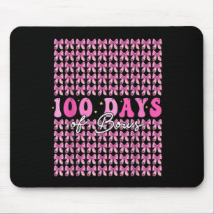 100 Days Of Bows Coquette 100th Day Of School Mouse Pad