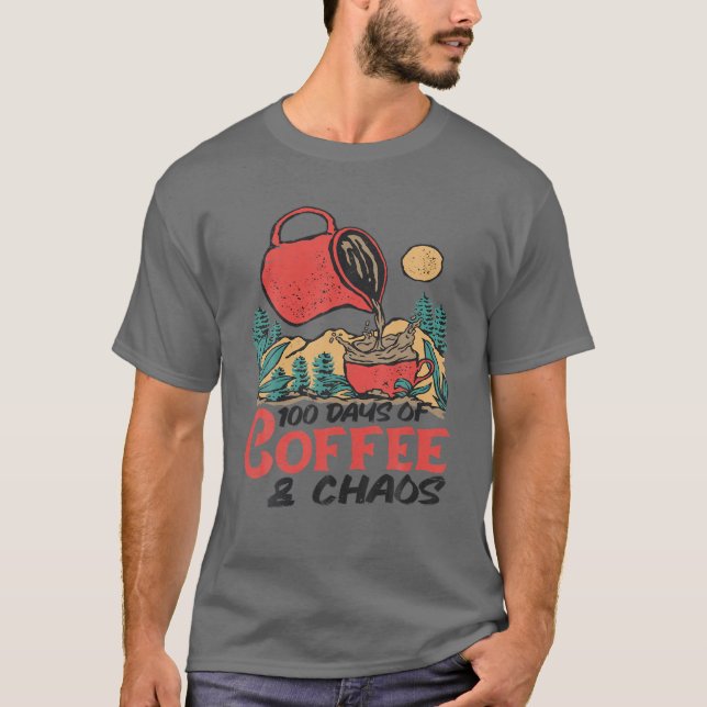 100 Days Of Coffee T-Shirt (Front)
