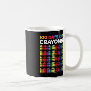 100 Days of Crayons for Girls Kids 100th Day Of S Coffee Mug