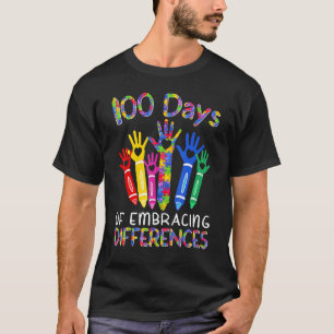 100 Days Of Embracing Differences IEP 100th Day Of T-Shirt