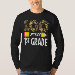 100 Days Of First Grade Teacher Student 100th Day  T-Shirt
