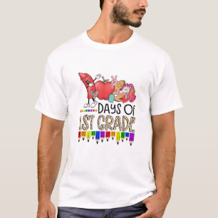 100 Days of First Grade Teacher T-Shirt