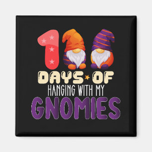 100 Days Of Hanging With My Gnomies School Magnet