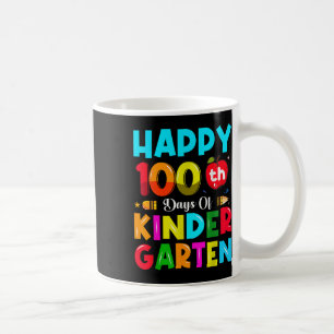 100 Days Of Kindergarten 100th Day Of School Coffee Mug