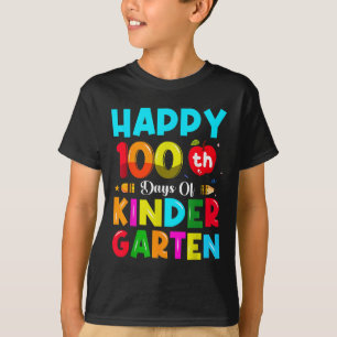 100 Days Of Kindergarten 100th Day Of School T-Shirt