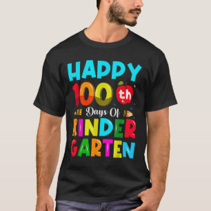 100 Days Of Kindergarten 100th Day Of School T-Shirt