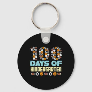 100 Days Of Kindergarten Balls 100th Day School Sp Key Ring