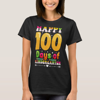 100 Days Of Kindergarten  Happy 100th Day Of Schoo T-Shirt