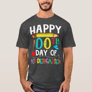 100 Days Of Kindergarten Happy 100th Day Of School T-Shirt