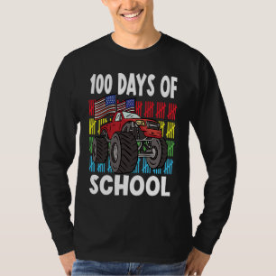 100 Days Of Kindergarten Mosnter Trucks  1 T-Shirt