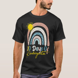 100 Days Of Kindergarten School Teacher Or Student T-Shirt