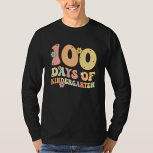 100 Days Of Kindergarten Teacher Student 100th Day T-Shirt
