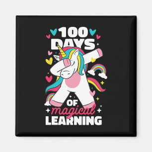 100 Days Of Magical Learning 100th Day Of School U Magnet