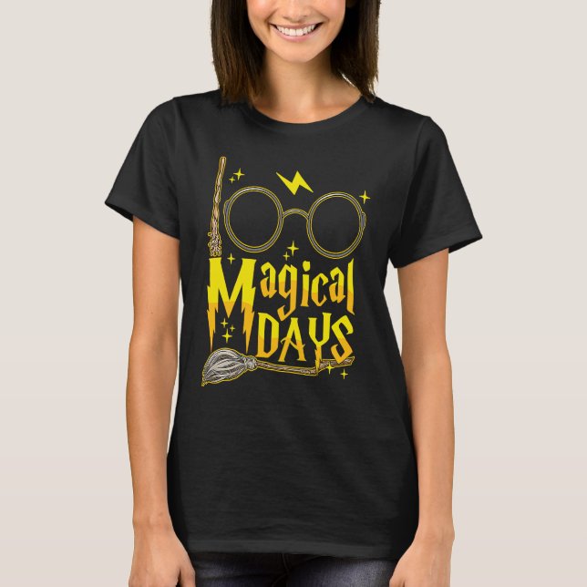 100 Days Of Magical Learning 100th Day T-Shirt (Front)