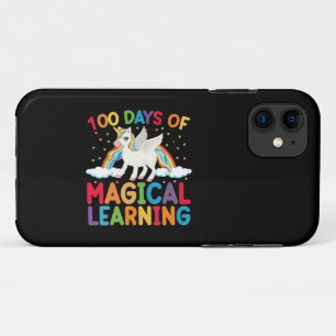 100 Days Of Magical Learning School Unicorn Girls Case-Mate iPhone Case