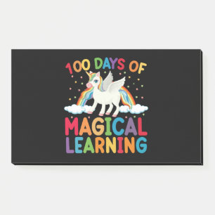 100 Days Of Magical Learning School Unicorn Girls  Post-it Notes