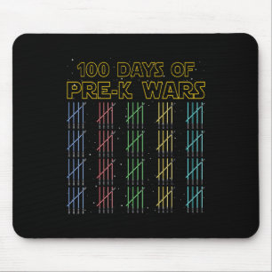 100 Days Of Pre-k Wars 100th Day Of School Mouse Pad