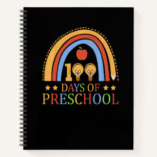 100 Days Of Preschool Nursery School Pencil Studen Notebook
