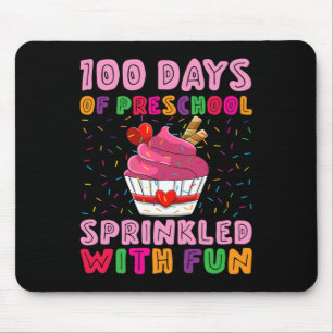 100 Days Of Preschool Sprinkled With Fun Cupcake G Mouse Pad