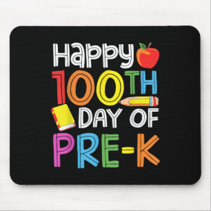 100 Days Of Preschool Teacher Kids 100th Days Of Mouse Pad