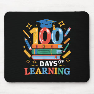 100 Days Of School 100 Days Of Learning Teacher Mouse Pad