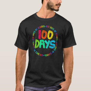 100 Days Of School 100th Day Kindergarten Pre K Te T-Shirt