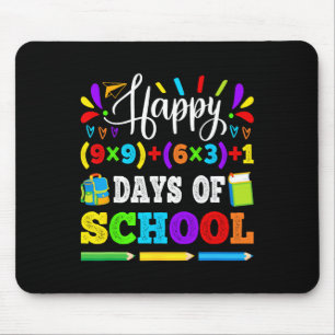 100 Days Of School 100th Math Equation Teacher Kid Mouse Pad