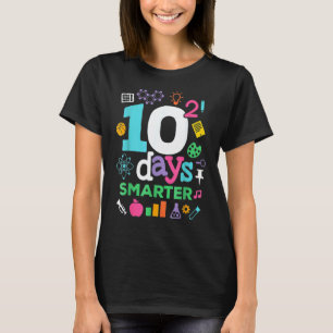 100 Days Of School 10 Squared Days For Math Teache T-Shirt