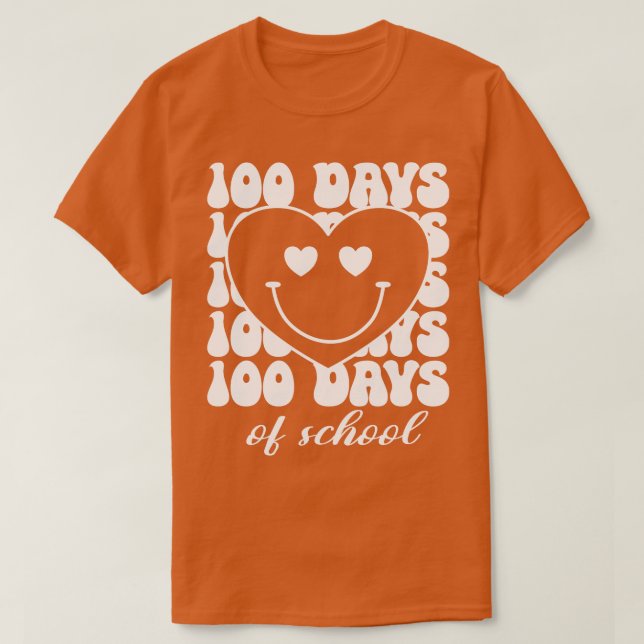 100 Days of School 1 T-Shirt (Design Front)