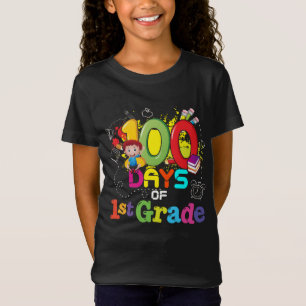 100 Days Of School 1st Grade T-Shirt