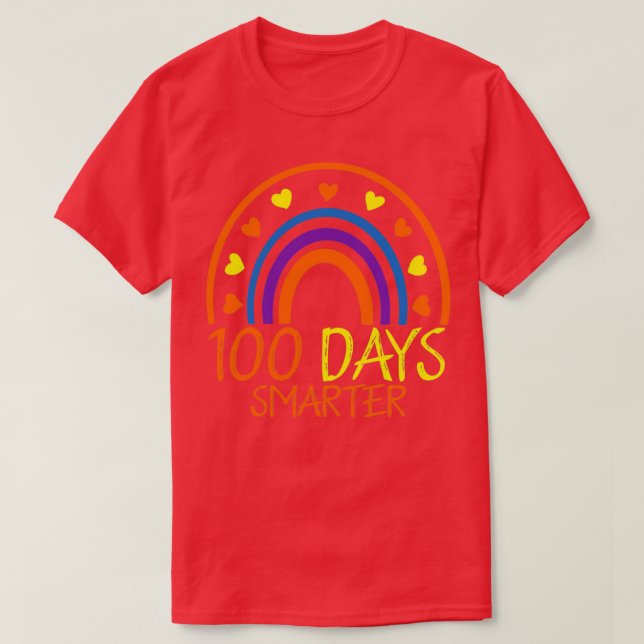 100 days of school 2022 Funny For Students T-Shirt (Design Front)