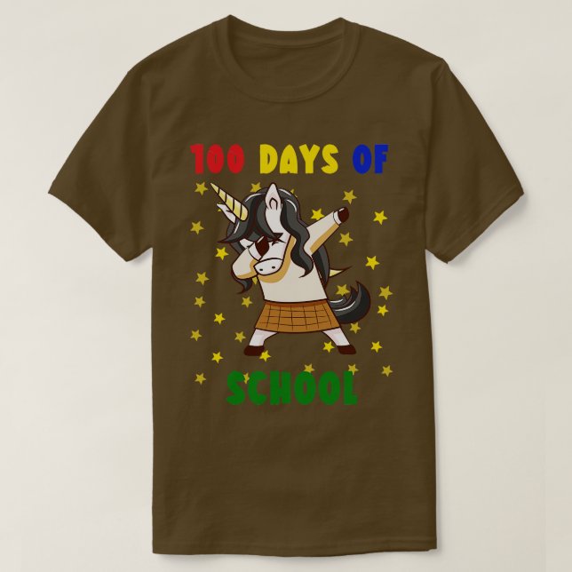 100 Days Of School 2 T-Shirt (Design Front)