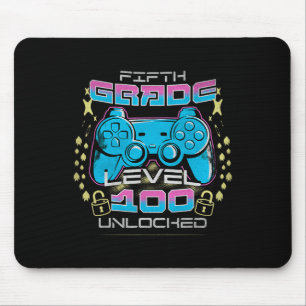 100 Days Of School 5th Grade Level Unlocked Video Mouse Pad