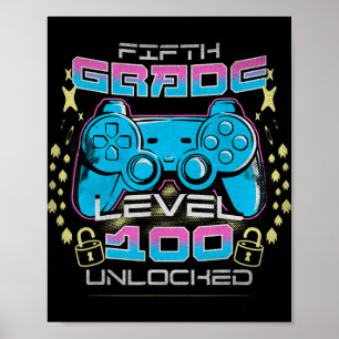 100 Days Of School 5th Grade Level Unlocked Video  Poster