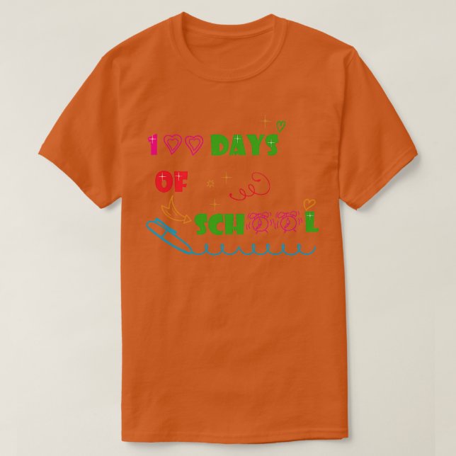 100 days of school 95 T-Shirt (Design Front)