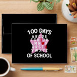 100 Days Of School Alphabet 100th Day Teacher  Envelope<br><div class="desc">100 Days Of School Alphabet 100th Day Teacher Student Kids</div>