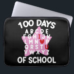 100 Days Of School Alphabet 100th Day Teacher  Laptop Sleeve<br><div class="desc">100 Days Of School Alphabet 100th Day Teacher Student Kids</div>