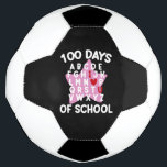 100 Days Of School Alphabet 100th Day Teacher  Soccer Ball<br><div class="desc">100 Days Of School Alphabet 100th Day Teacher Student Kids</div>