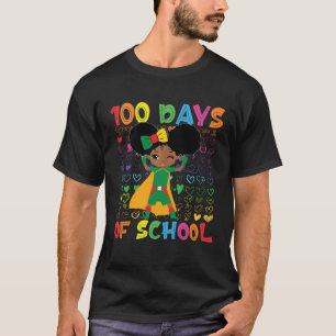 100 Days Of School and Black History Month African T-Shirt