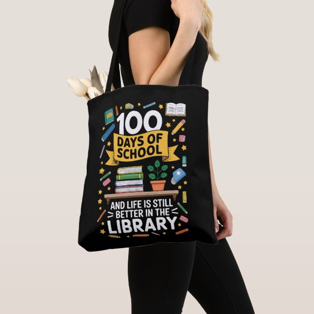 100 Days Of School And Life Is Still Better Tote Bag (Close Up)